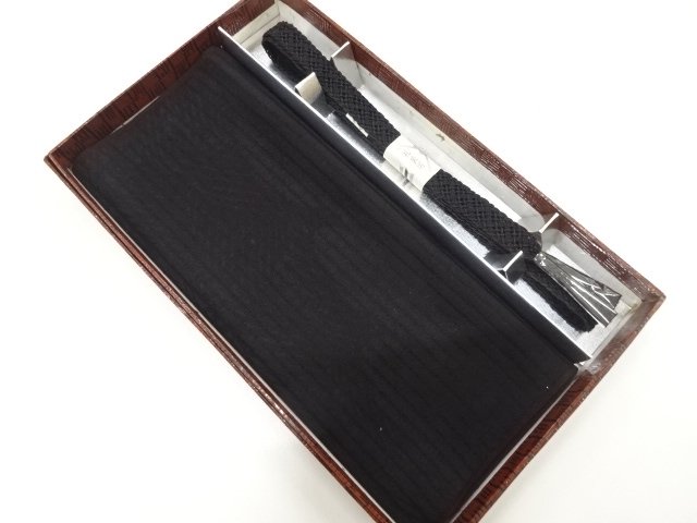 JAPANESE KIMONO / SUMMER OBIJIME & OBIAGE SET FOR MOURNING
